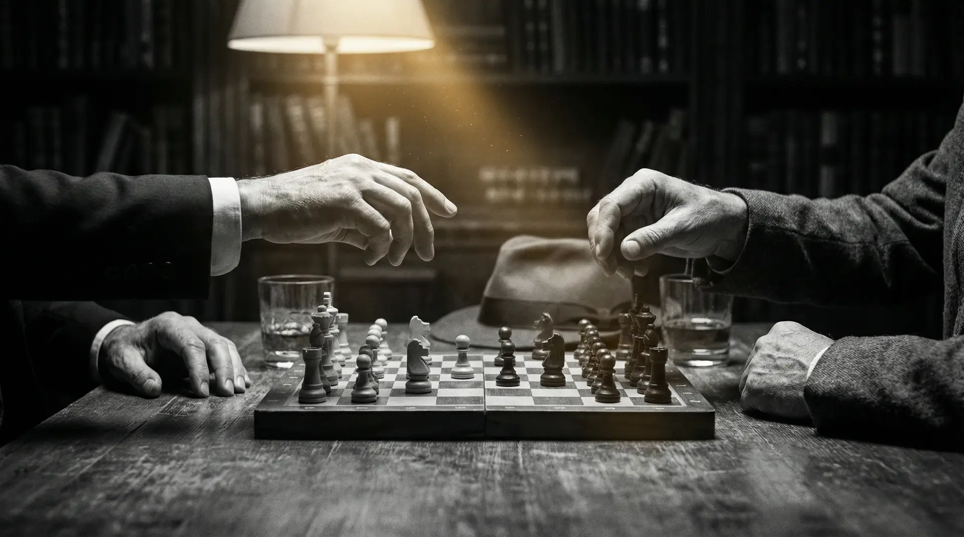 电视剧又见白娘子 艺术探索系列 - 非线性叙事，棋盘上的对弈象征命运的交错